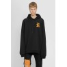 oversized r embroidery hoodie