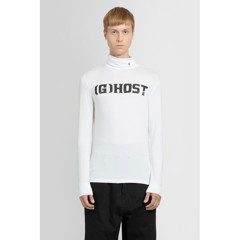 (g)host print turtleneck t-shirt