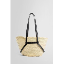 small voyou basket bag in raffia