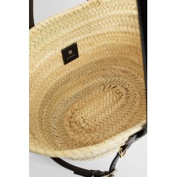 small voyou basket bag in raffia