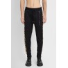 leopard stripe track pants