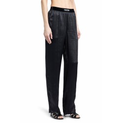 stretch silk satin pyjama pants