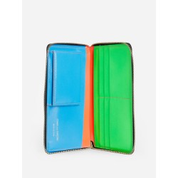 super fluo leather line wallet