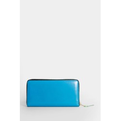 super fluo leather passport wallet