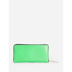 super fluo leather line wallet