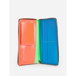 super fluo leather line wallet