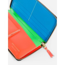 super fluo leather line wallet