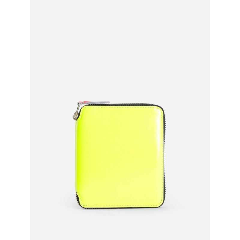 super fluo zip around wallet