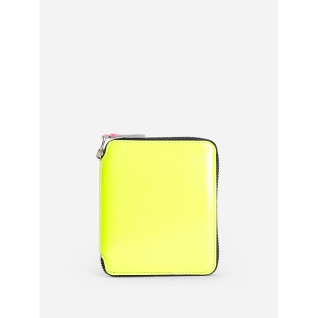 super fluo zip around wallet