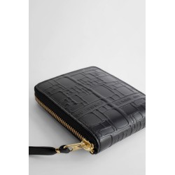 embossed logo type wallet