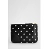 and white polka dots wallet