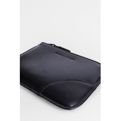 black line zipped wallet