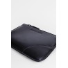 black line zipped wallet