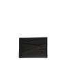 black puzzle edge plain cardholder