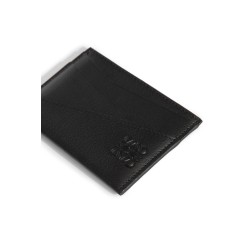 black puzzle edge plain cardholder