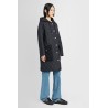 diamond quilted thermoregulated hooded coat