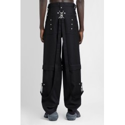 wool pants with suspenders