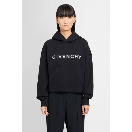 archetype cropped logo hoodie