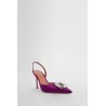 camelia satin slingback