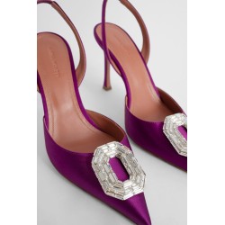 camelia satin slingback