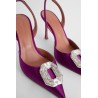 camelia satin slingback