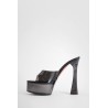 dalida glass pvc platform 140 mules