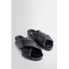 padded leather slides