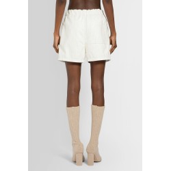 printed nappa thin stripe shorts