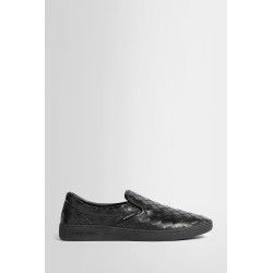 slip-on sneakers in intrecciato leather