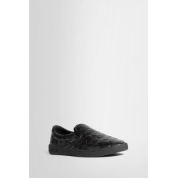 slip-on sneakers in intrecciato leather