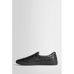 slip-on sneakers in intrecciato leather