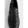 slip-on sneakers in intrecciato leather