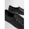 slip-on sneakers in intrecciato leather