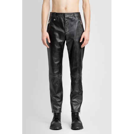 leather biker trousers