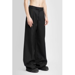 pleated baggy tailored trousers