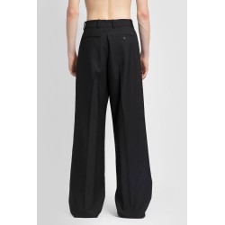 pleated baggy tailored trousers