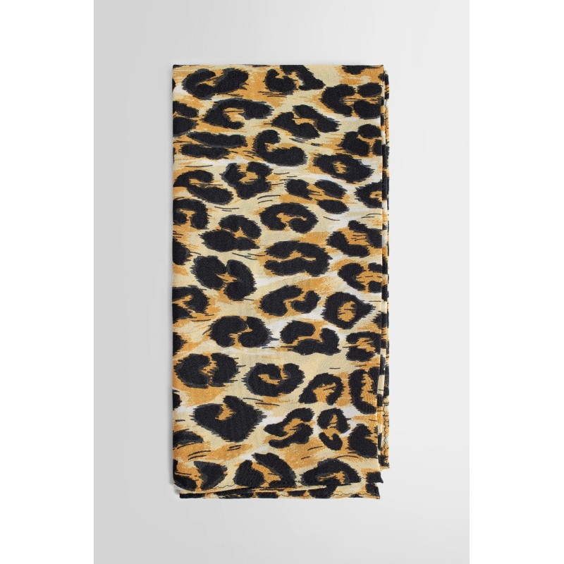 leopard silk scarf