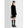 short velvet jersey shirt dress