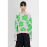 flower graphic virgin wool sweater