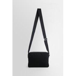 nylon and saffiano leather shoulder bag