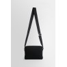 nylon and saffiano leather shoulder bag