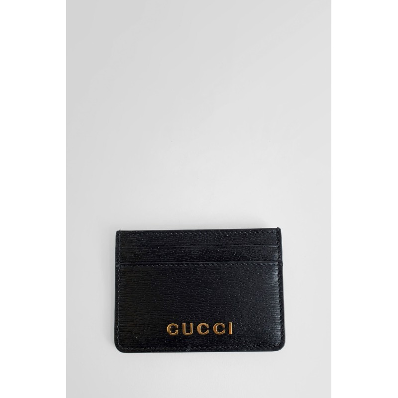 card case with gucci script