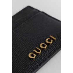 card case with gucci script