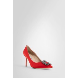 hangisi 90 satin jewel buckle pumps