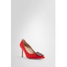 hangisi 90 satin jewel buckle pumps