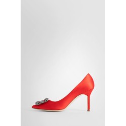 hangisi 90 satin jewel buckle pumps