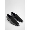 gabriel patent leather and silk satin loafers