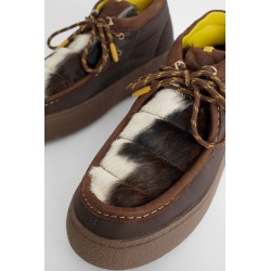 wallaby mid pony lace up shoes