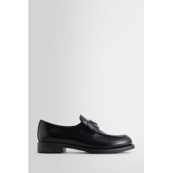 brushed leather classic loafers