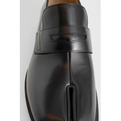 polished leather tabi loafer